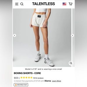 Talentless Boxing Shorts - NEW STILL IN PACKAGE